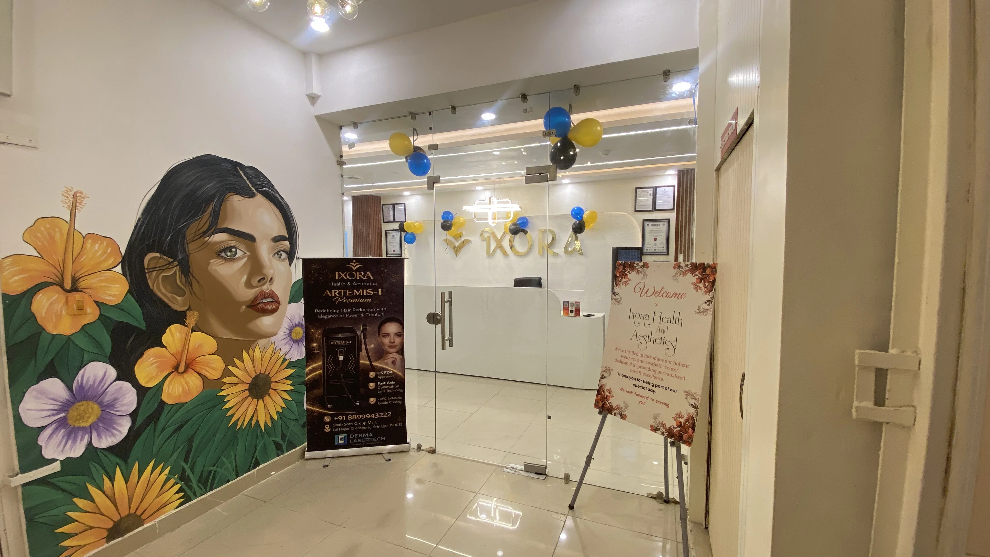 Ixora Health & Aesthetics clinic entrance