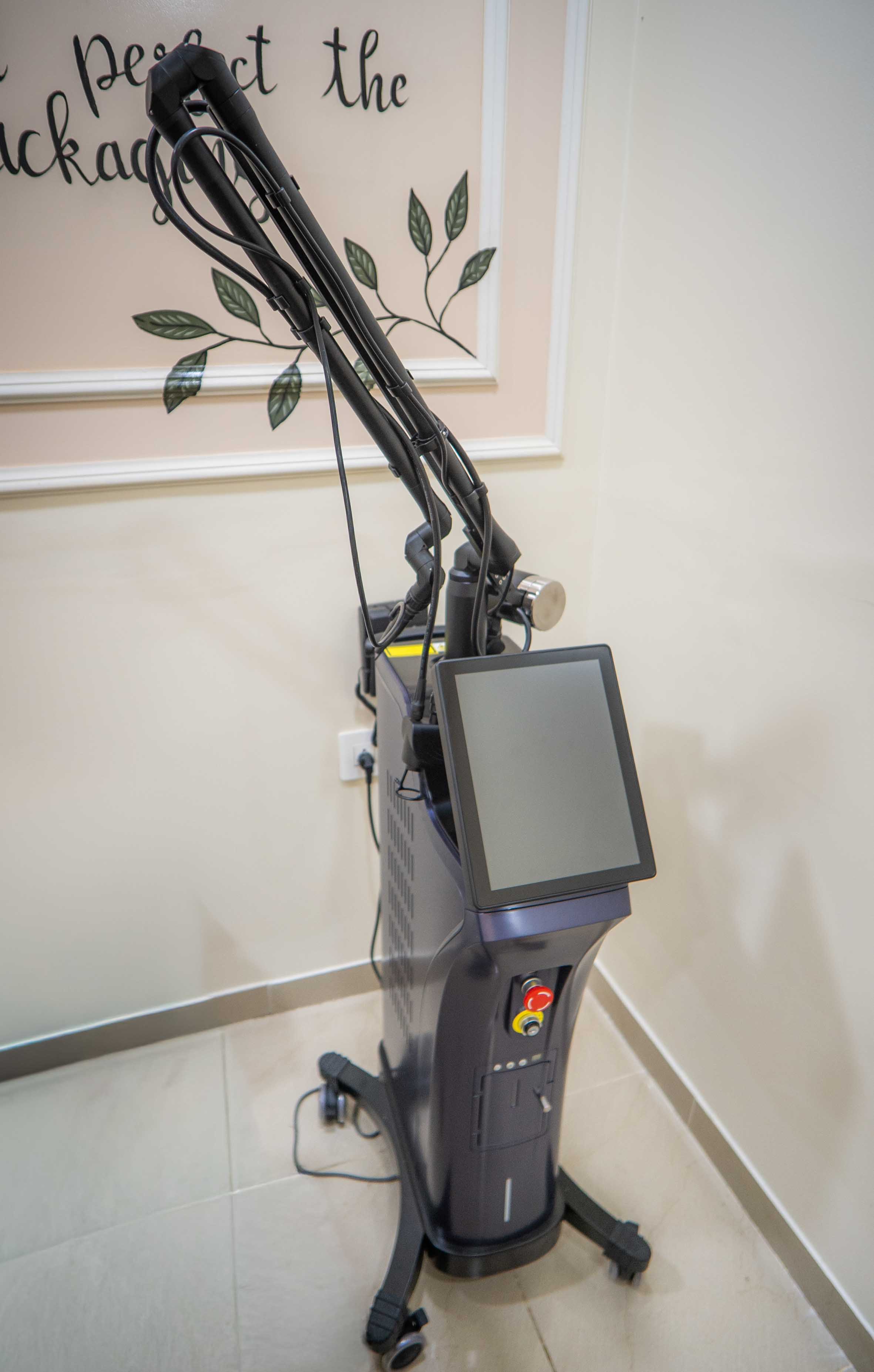 CO2 fractional laser for skin resurfacing and scar treatment