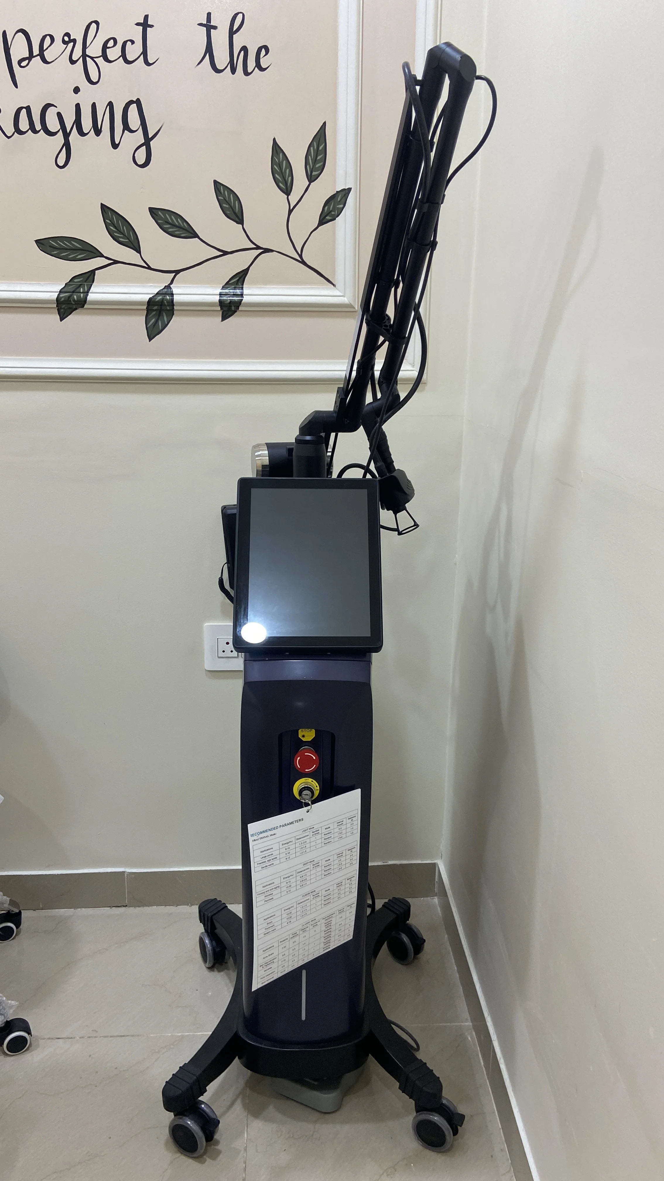 Fractional laser for skin resurfacing and scar treatment