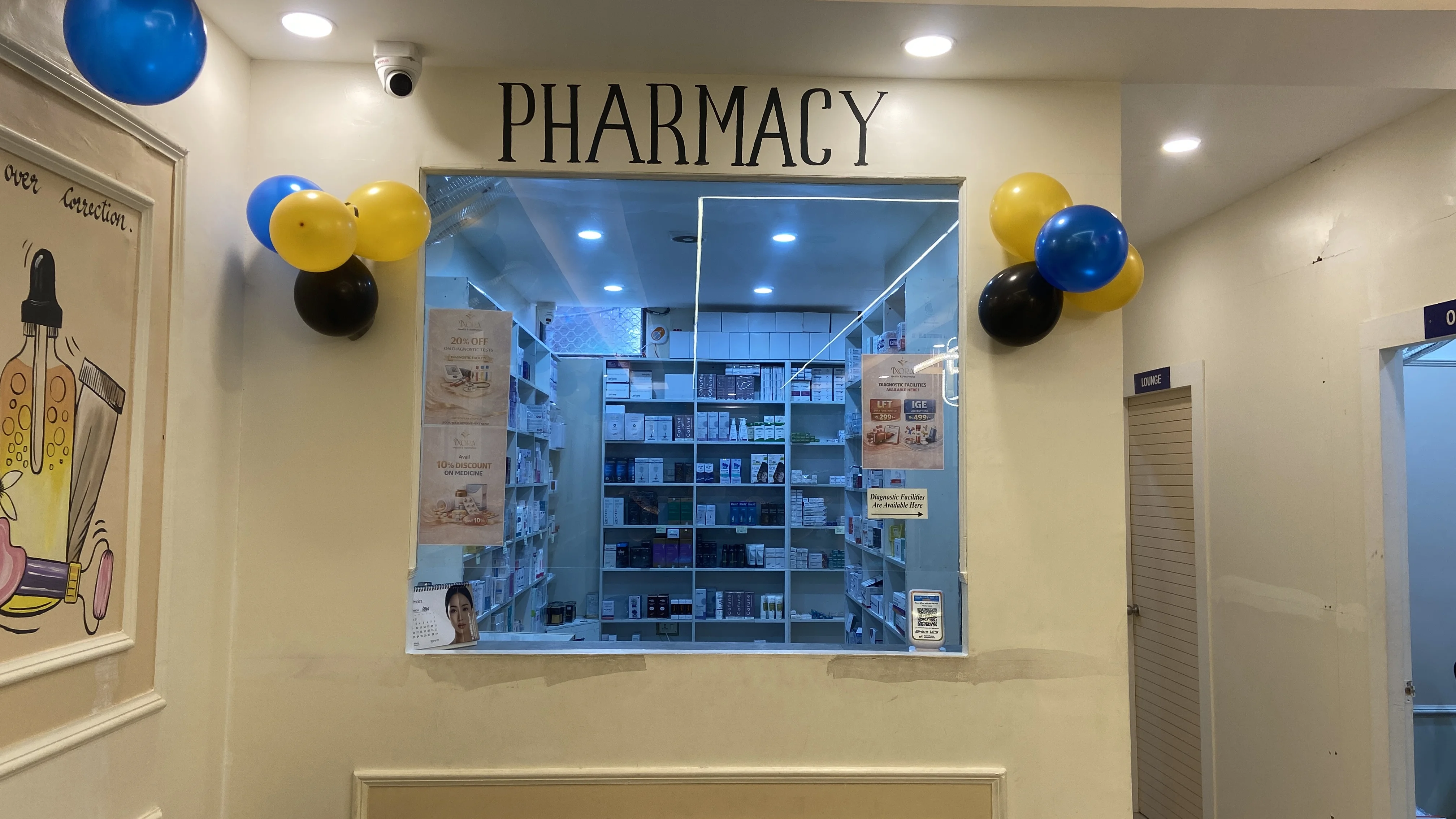 In-house pharmacy at Ixora Health & Aesthetics
