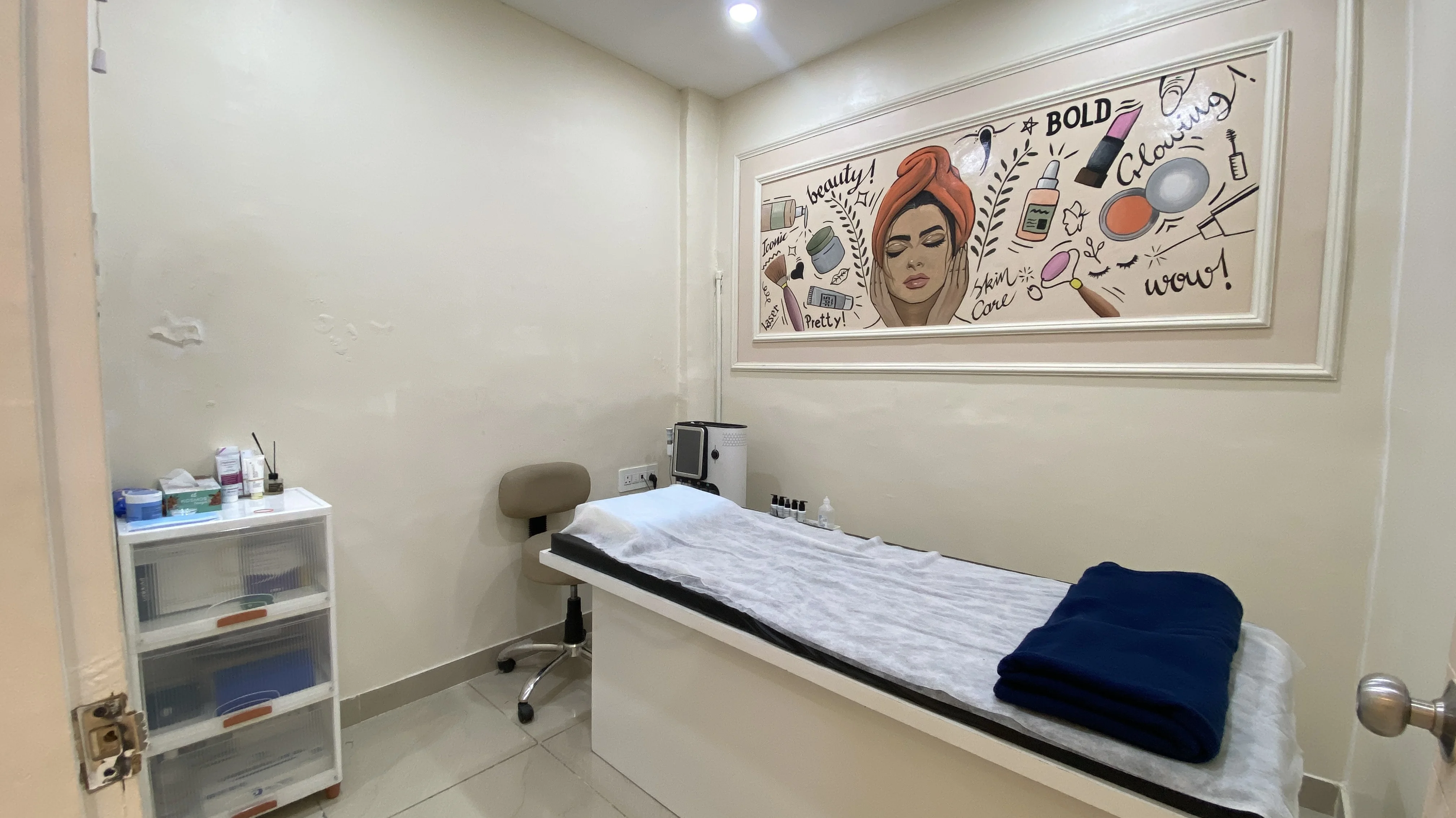 Skin care suite at Ixora