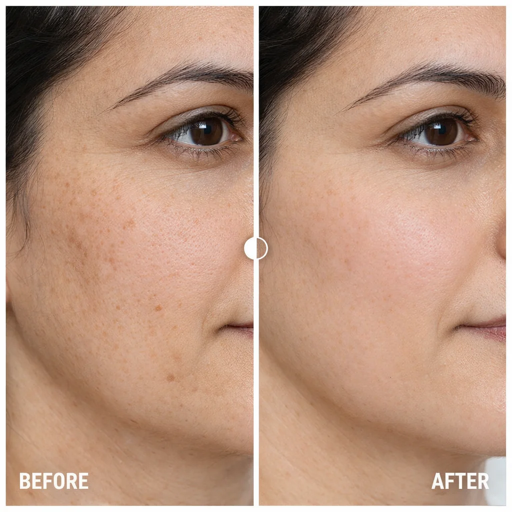 Acne & Pore Refinement before and after — Microneedling
