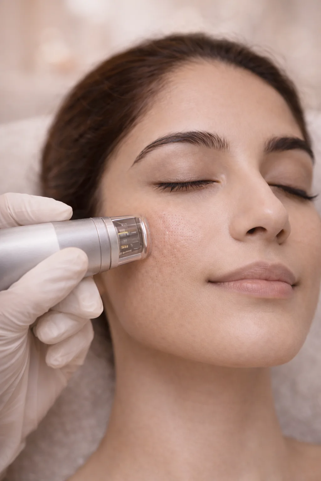 QUANTUS MNRF radiofrequency microneedling treatment